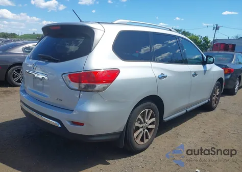 2015 Nissan Pathfinder S из США, поврежденный, VIN 5N1AR2MMXFC712215